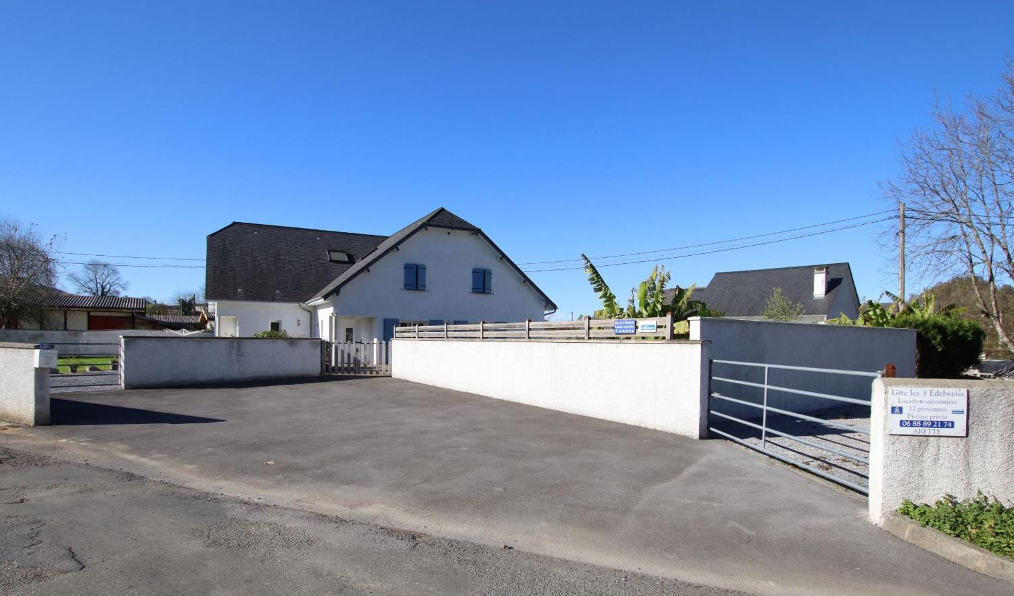 Les 3 Edelweiss - Gite 1 Ou Gite 2 Arette Exterior foto